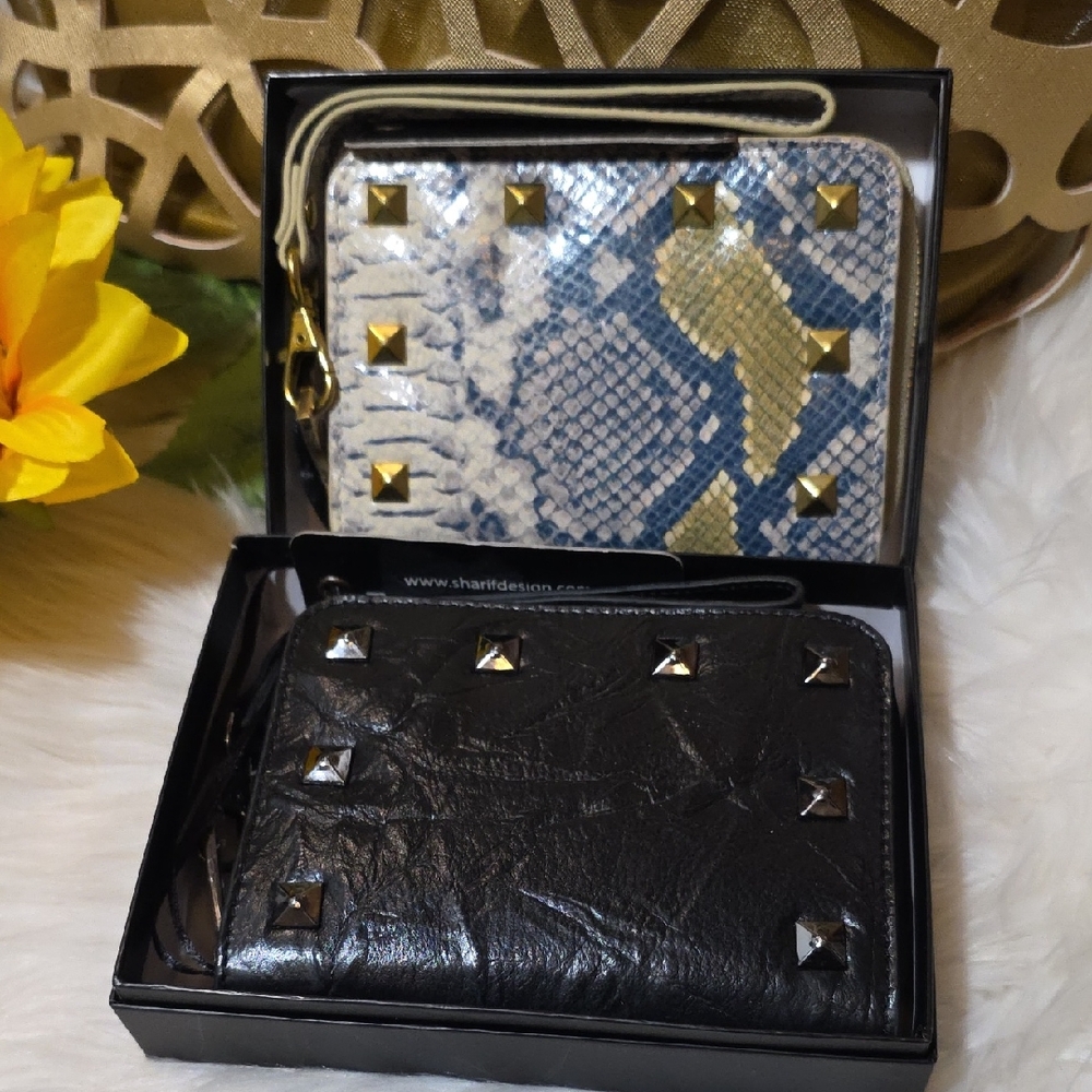 BLACK Sharif Legacy RFID blocking leather wallet